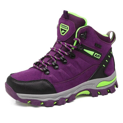 Chaussures de sécurité femme, semelle crantée et lacets renforcés pour travail et activités professionnelles-vêtement-Violet-36-Oslo France