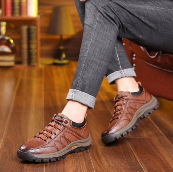 Chaussures homme orthopédique avec semelle épaisse pour la marche au quotidien-vêtement-Oslo France
