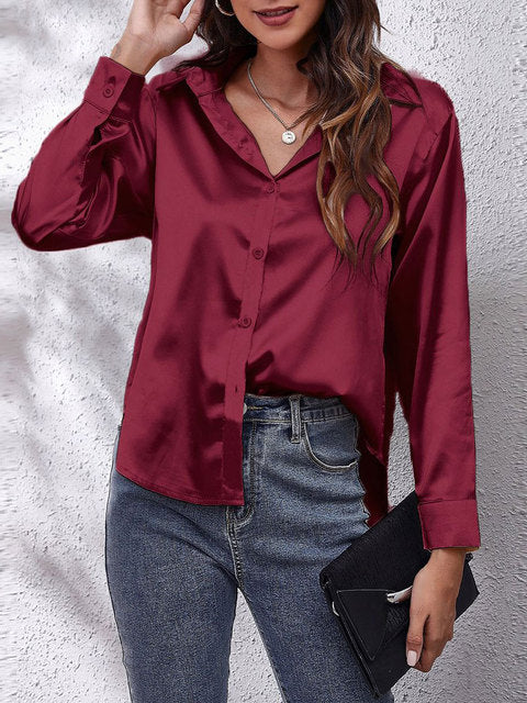 Chemise Classique Femme Manches Longues 11