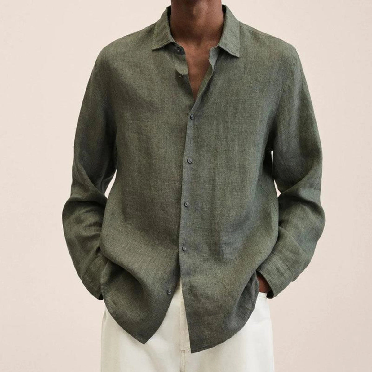 Chemise Classique pour Hommes Ajustée 1