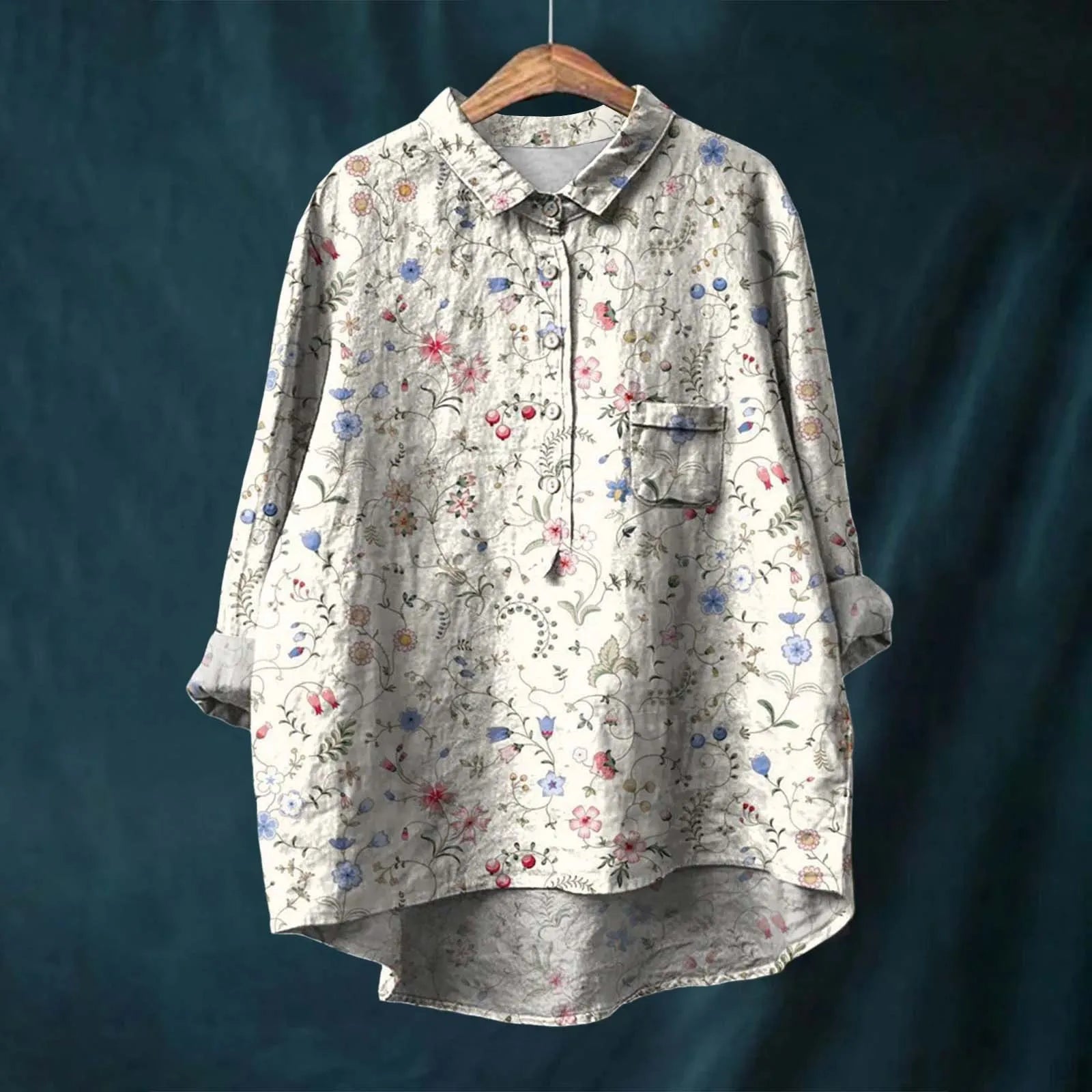 Chemise Femme Florale Chic 11