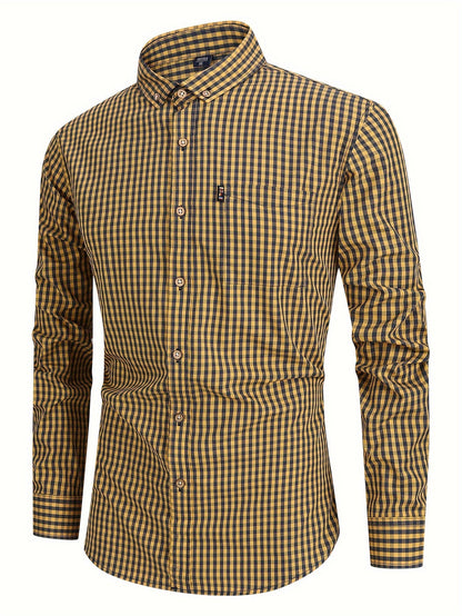 Chemise Homme à Carreaux Moderne 2