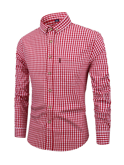 Chemise Homme à Carreaux Moderne 4