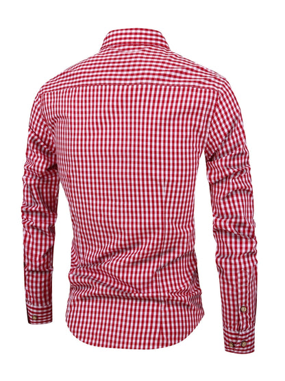 Chemise Homme à Carreaux Moderne 5