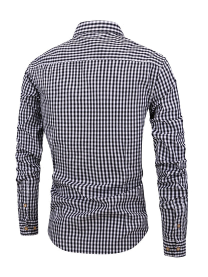 Chemise Homme à Carreaux Moderne 7