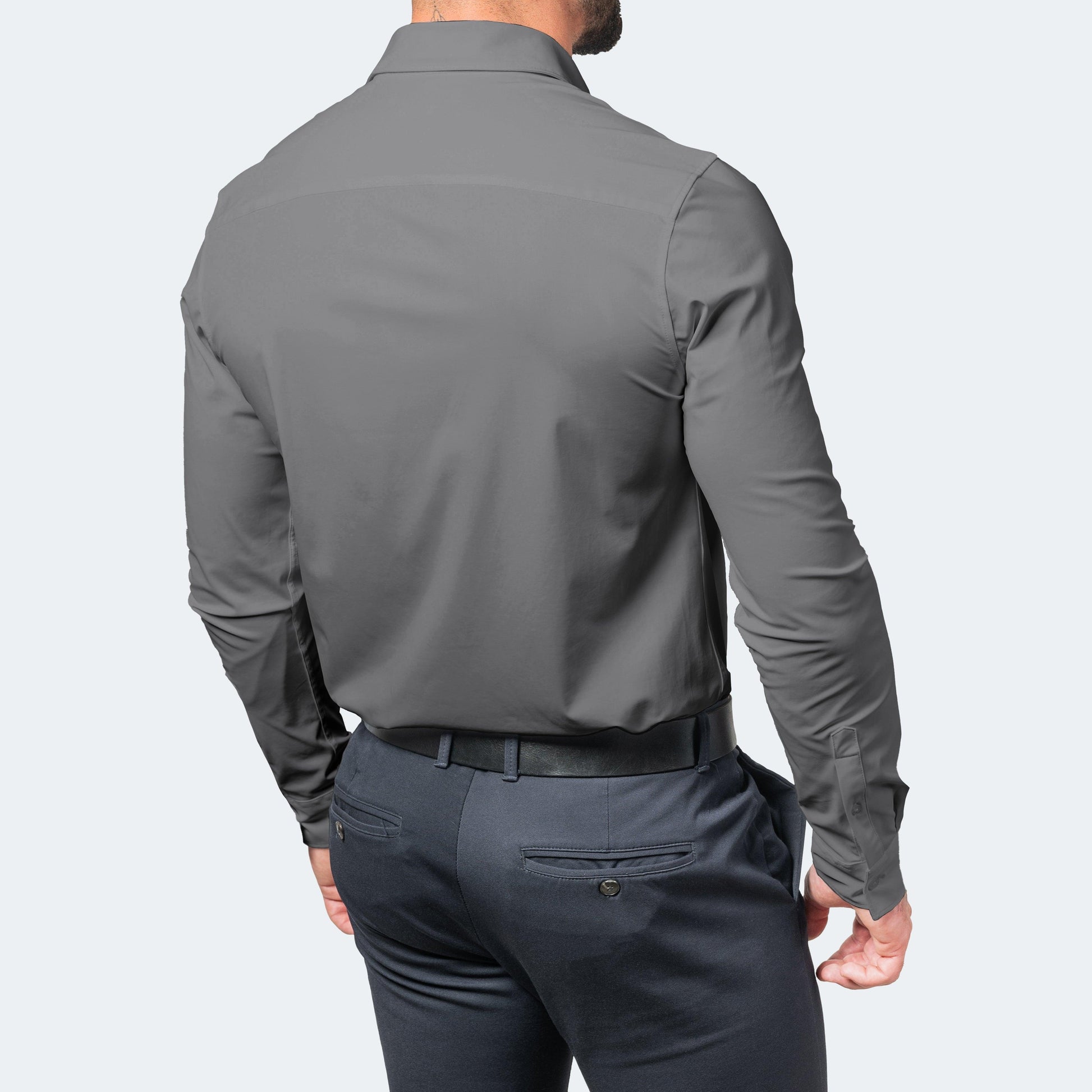 Chemise de Costume pour Hommes à Manches Longues Coupe Moderne 5