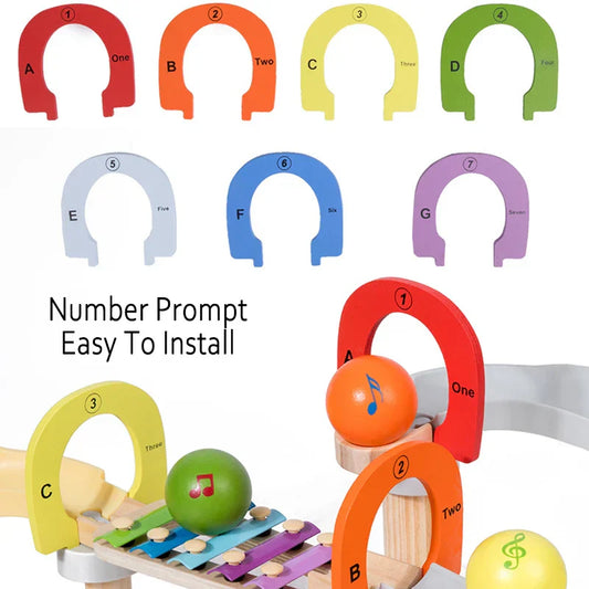 Blocs de Construction en Bois Musicaux pour Enfants - BlxckFR
