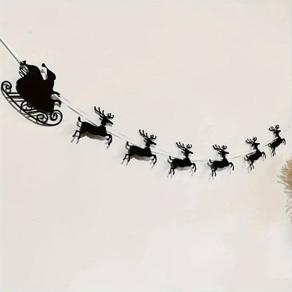 Guirlande de Noël Grosse Ourse Traîneau Suspendu Décoratif