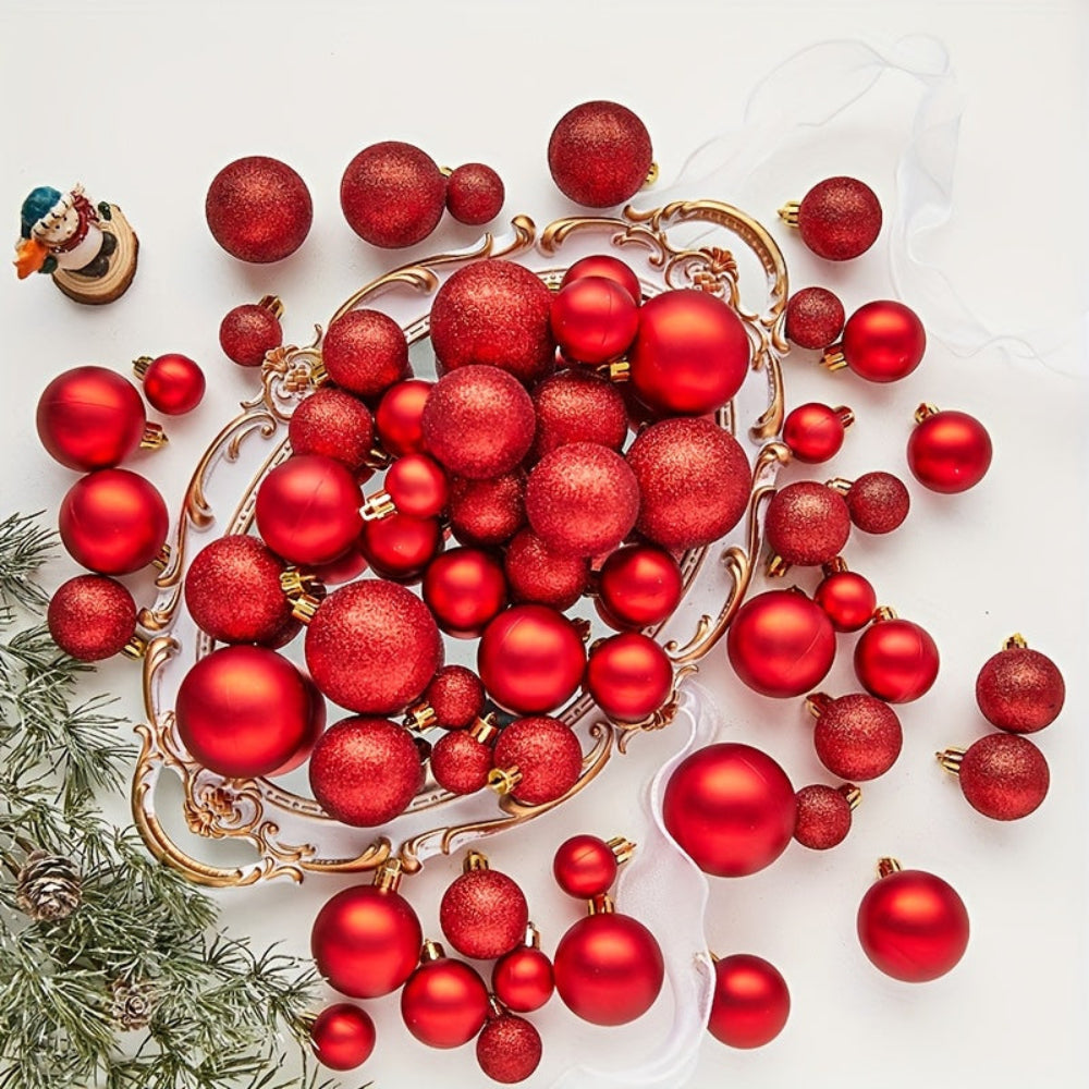 Décorations de Noël Boules Traditionnelles pour Arbre