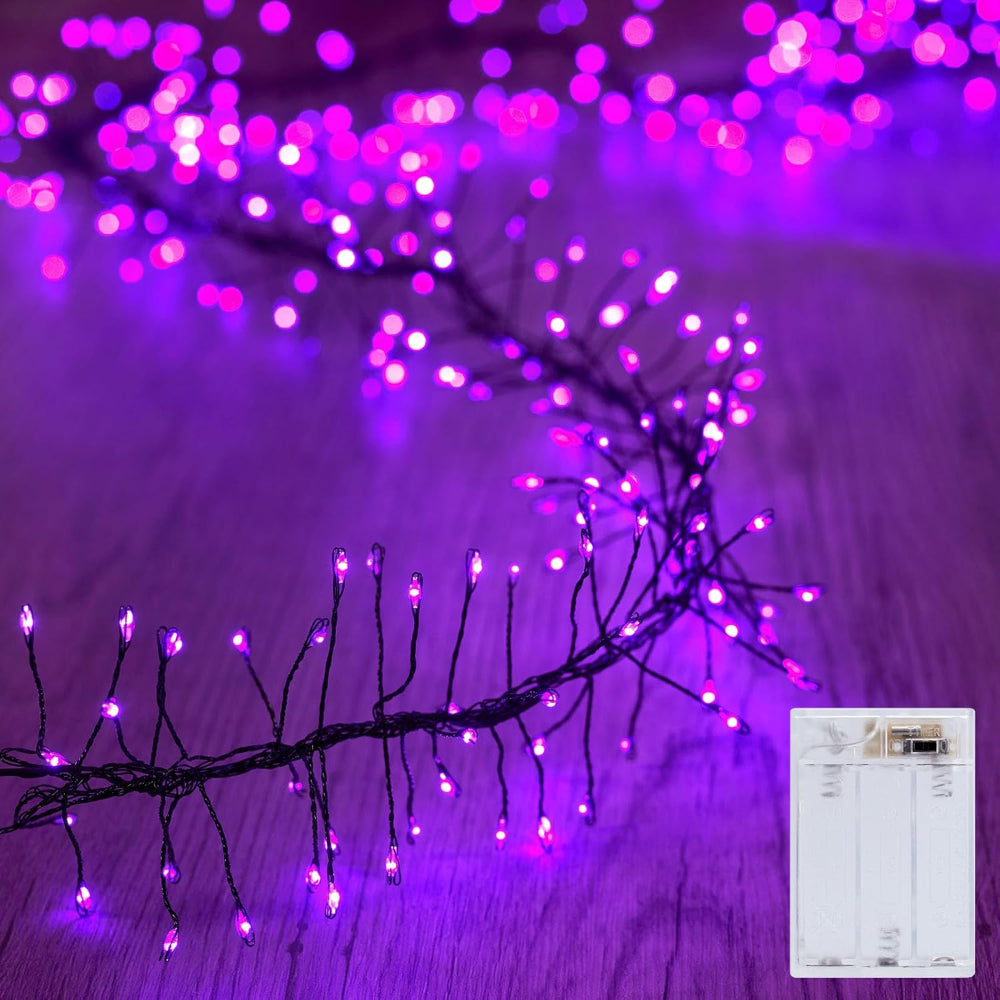 Lumière de Noël LED Étanche Fil Argenté Guirlande Féerique