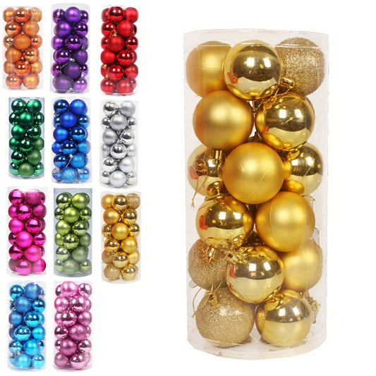 Décorations de Noël Boules Pendantes Colorées - BlxckFR