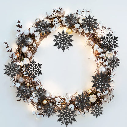 Décorations de Noël Flocon de Neige Ensemble Hiver - BlxckFR