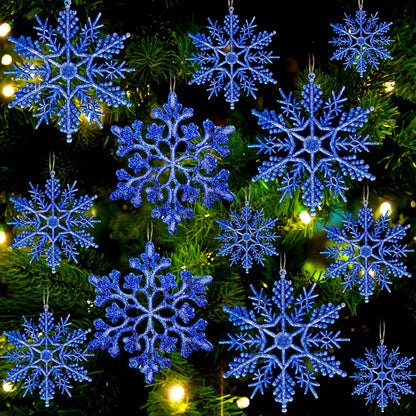 Décorations de Noël Flocon de Neige Ensemble Hiver
