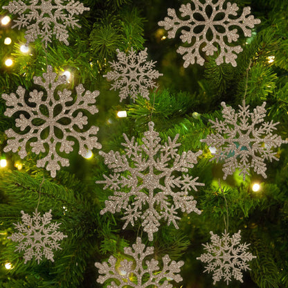 Décorations de Noël Flocon de Neige Ensemble Hiver