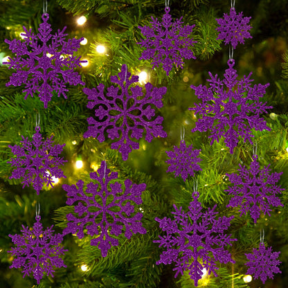 Décorations de Noël Flocon de Neige Ensemble Hiver
