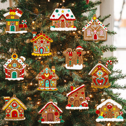 Décorations de Noël Biscuits Personnages Arbre de Noël - BlxckFR