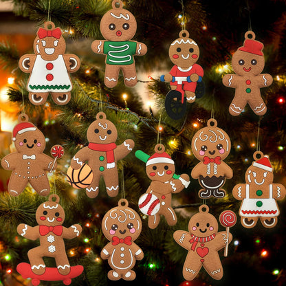 Décorations de Noël Biscuits Personnages Arbre de Noël