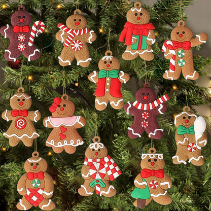Décorations de Noël Biscuits Personnages Arbre de Noël