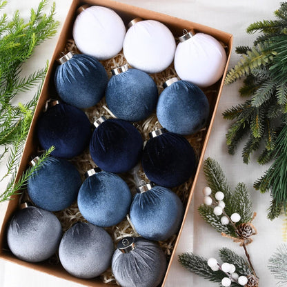 Décorations de Noël Boules Ornées Texturées - BlxckFR