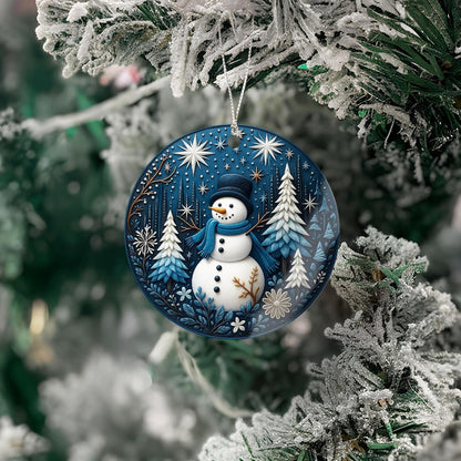 Décorations de Noël Homme de Neige en Acrylique