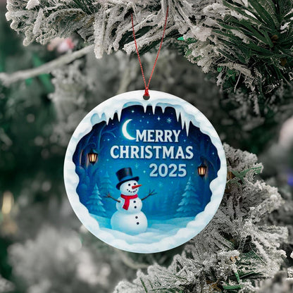 Décorations de Noël Homme de Neige en Acrylique
