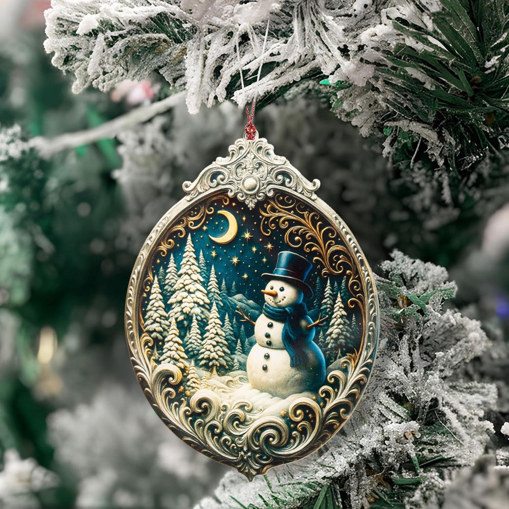 Décorations de Noël Homme de Neige en Acrylique