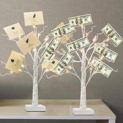 Arbre de Noël LED Blanc Décoration de Table Lumineuse