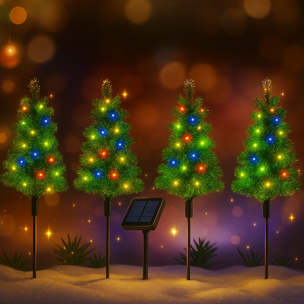 Guirlandes de Noël Solaire Jardin Éclairage Extérieur