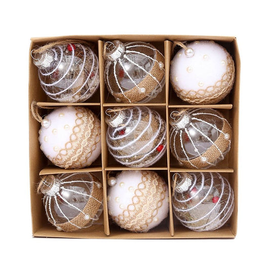 Décorations de Noël Colorées et Brillantes | Ornements de Sapin de Noël - Foivo