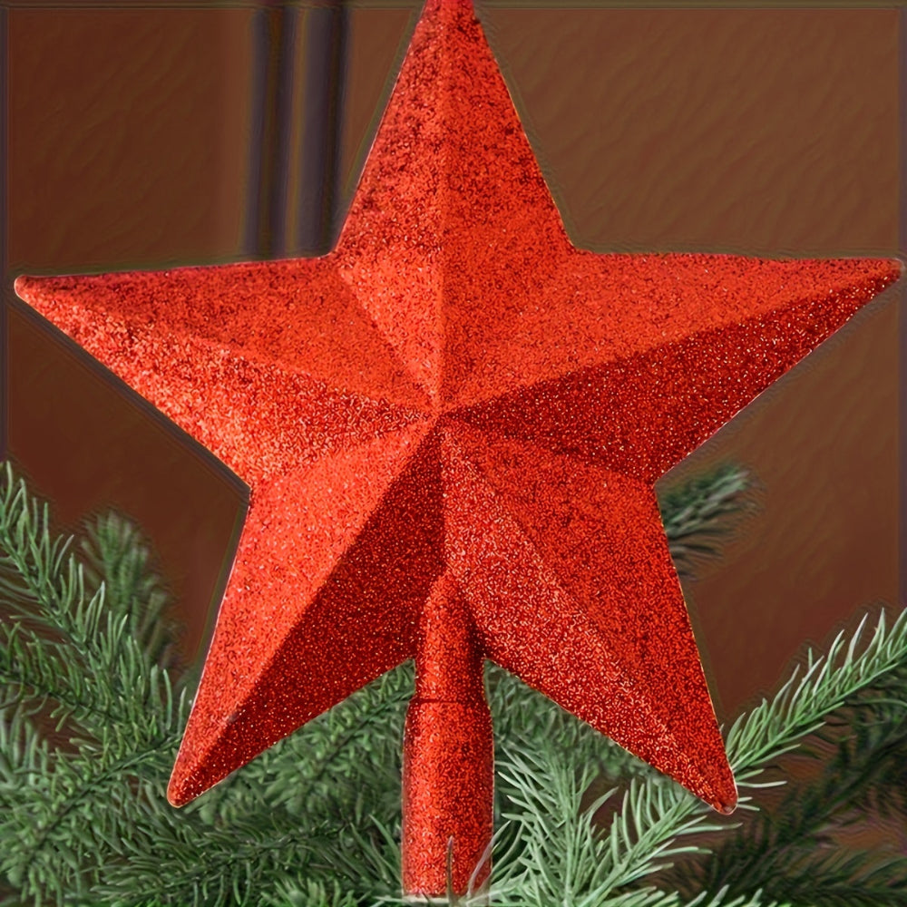Étoile de Noël en Glitter pour Arbre de Noël