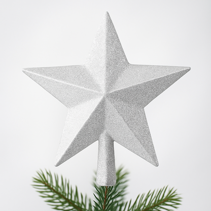 Étoile de Noël en Glitter pour Arbre de Noël