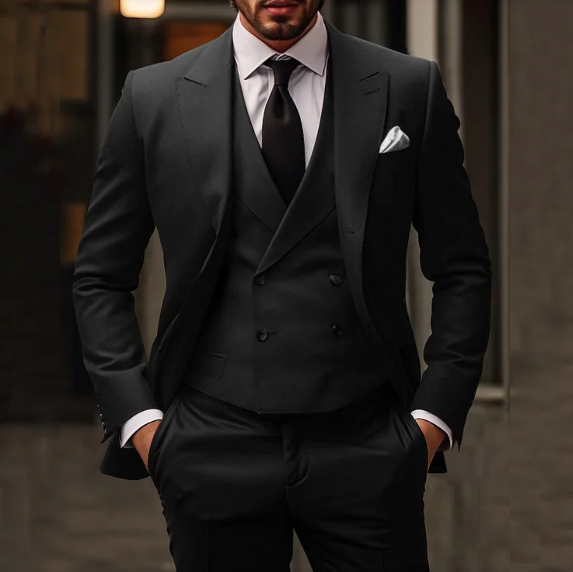 Costume Homme Élégant 3 Pièces