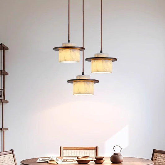 Lampe Suspendue en Marbre Élégant et Chaleureuse - Foivo
