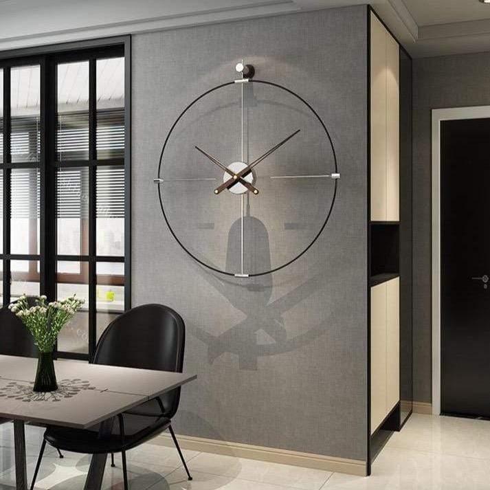 Horloge de Bureau Élégante Design Rétro Silencieuse - Foivo