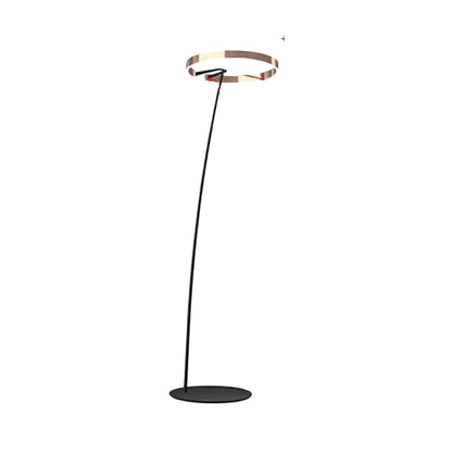 Lampe de Sol Élégante à Courbe Épurée