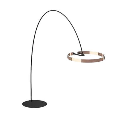 Lampe de Sol Élégante à Courbe Épurée