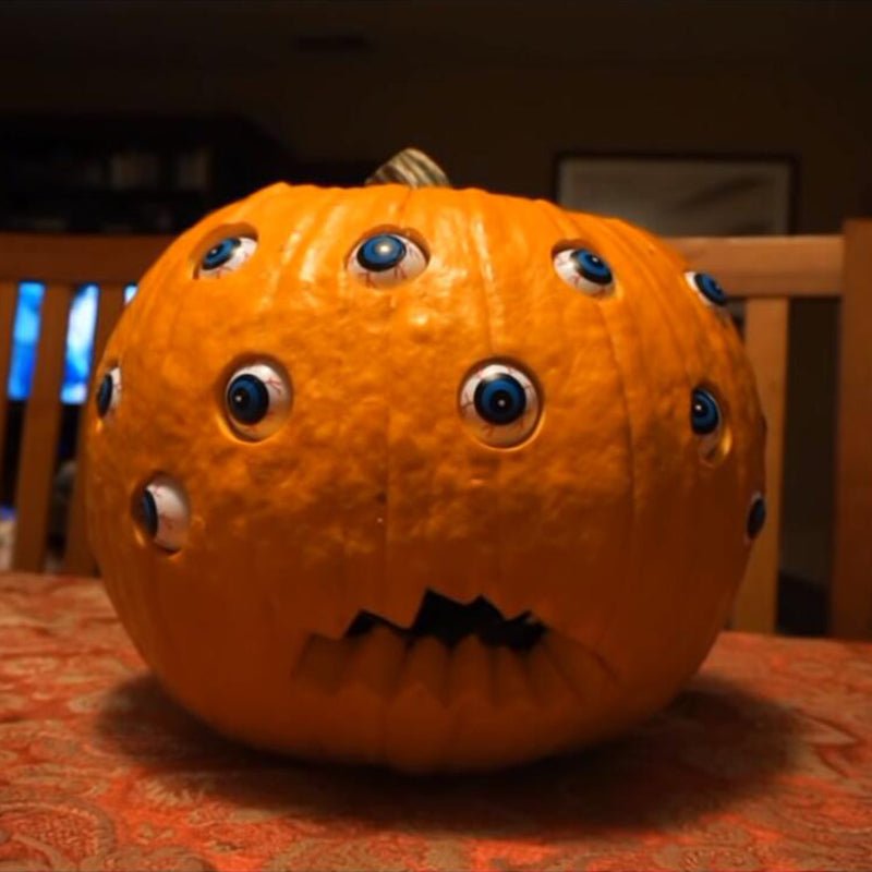 Décoration Halloween Citrouille Effrayante Originale