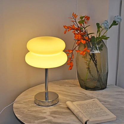Lampe de Bureau en Verre Transparent Moderne