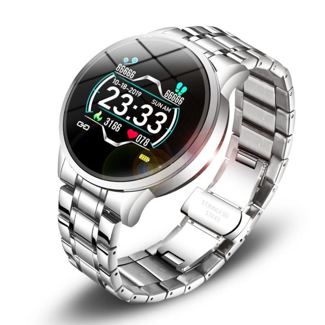 Montre Connectée Élégante avec Suivi de Santé et Étanchéité - Foivo