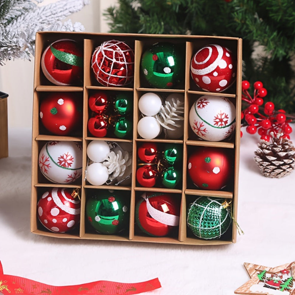 Décorations de Noël Boules en Verre pour Arbre de Noël