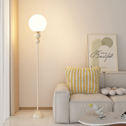 Lampe de Salon Moderne en Verre et Acier