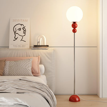 Lampe de Salon Moderne en Verre et Acier