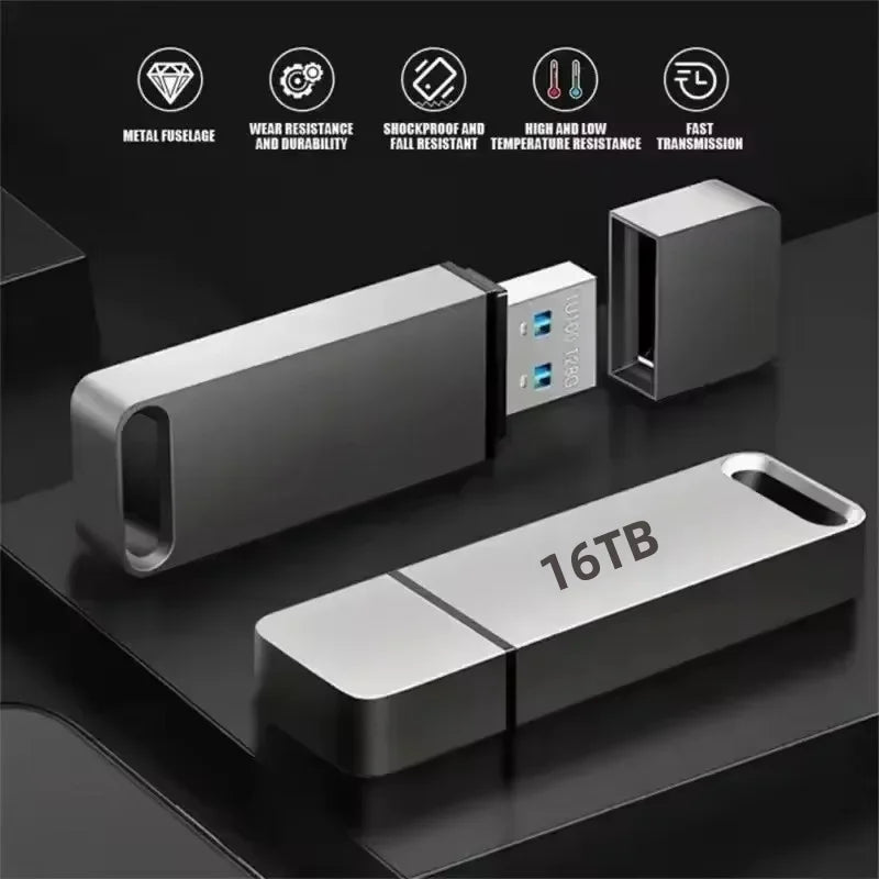 Clé USB Unisexe Haute Vitesse Étanche Résistante aux Chocs