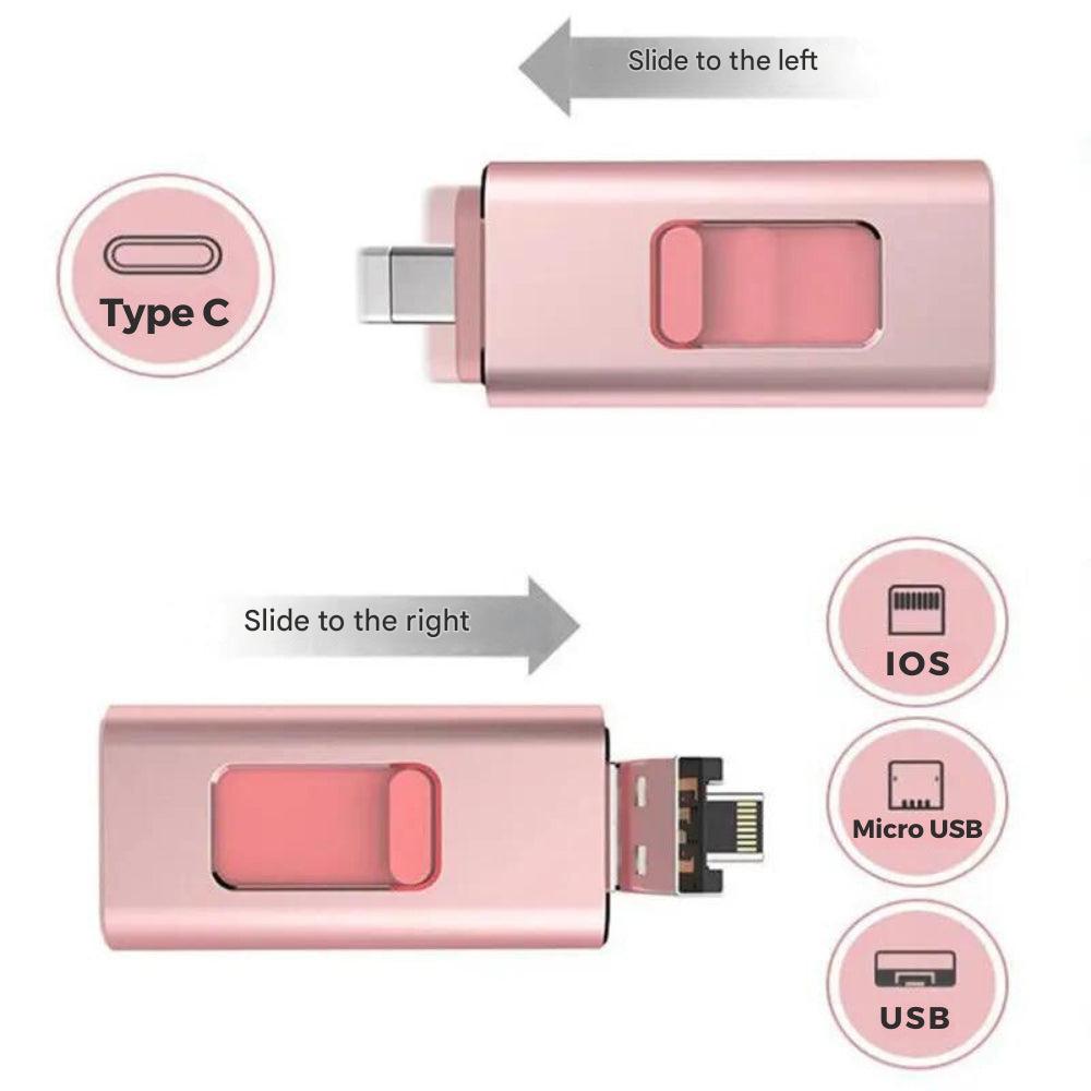 Clé USB Multifonction 4 en 1 1