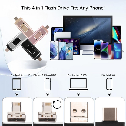Clé USB Multifonction 4 en 1 4