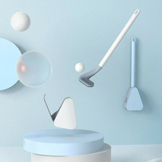 Brosse de Toilette Ergonomique en L pour Nettoyage Facile - Foivo
