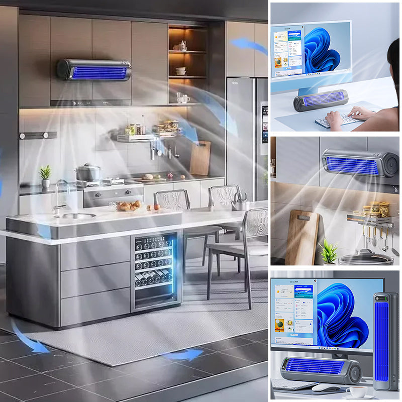 Climatiseur Mobile 3 en 1 Compact avec Ventilation et Montage Mural 2