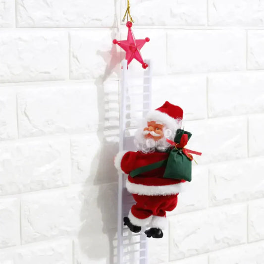 Décoration Père Noël Drôle Escaladant - BlxckFR