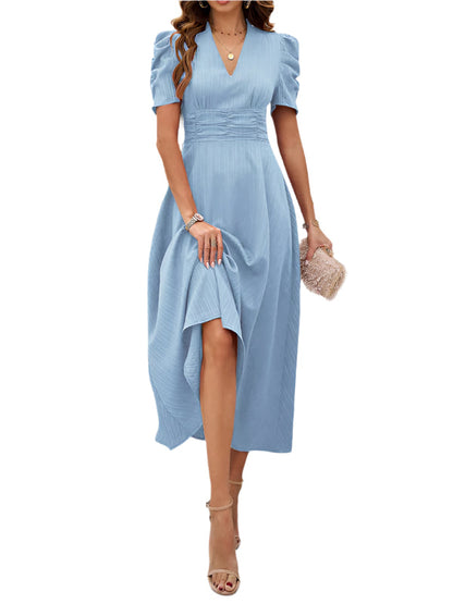 Robe Soirée Élégante Manches Amples