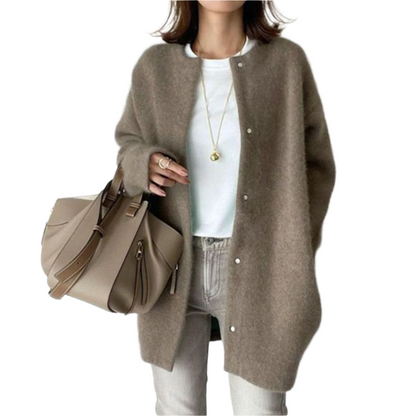 Cardigan Femme Oversize Boutonné